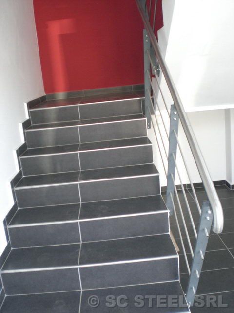 Balustrade inox și metal vopsit